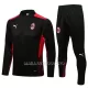 AC Milan Ensemble Sweat d'Entraînement Homme Quart-Zip 22-23 Noire