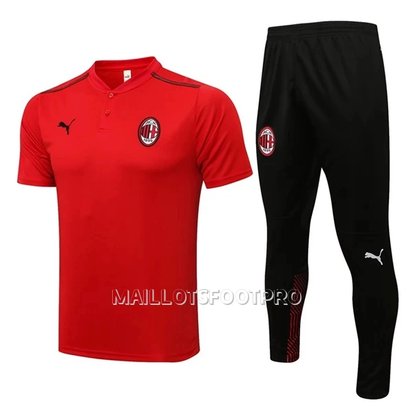 AC Milan Polo d'Entraînement Homme 22-23 Rouge