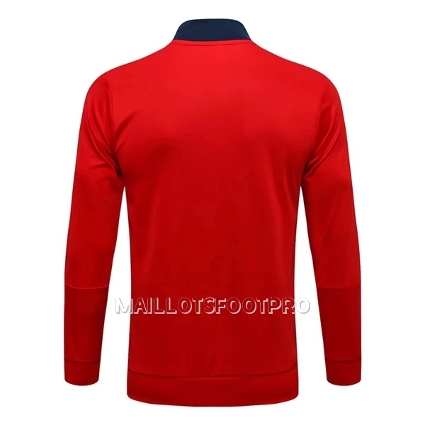 Arsenal Ensemble Vestes d'Entraînement Homme 22-23 Bleu Rouge