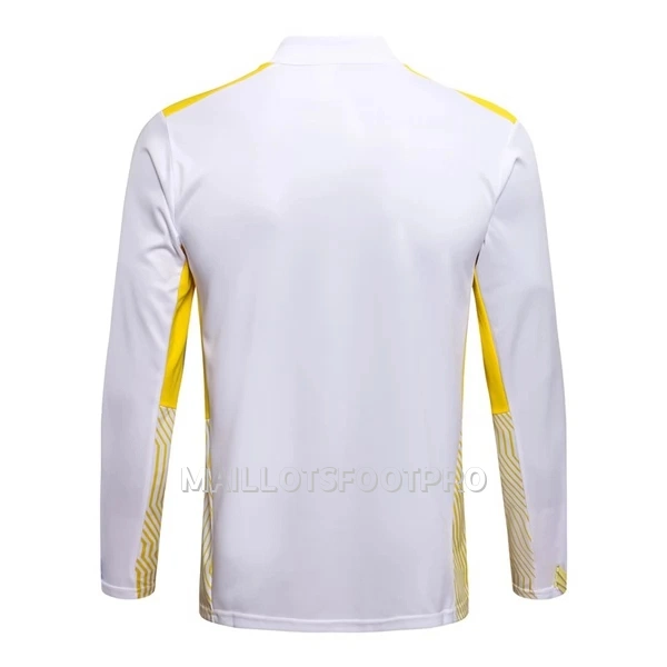 BVB Borussia Dortmund Ensemble Sweat d'Entraînement Homme Quart-Zip 22-23 Blanche