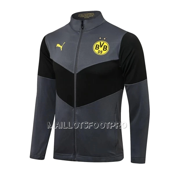 BVB Borussia Dortmund Ensemble Vestes d'Entraînement Homme 22-23 Gris Foncé