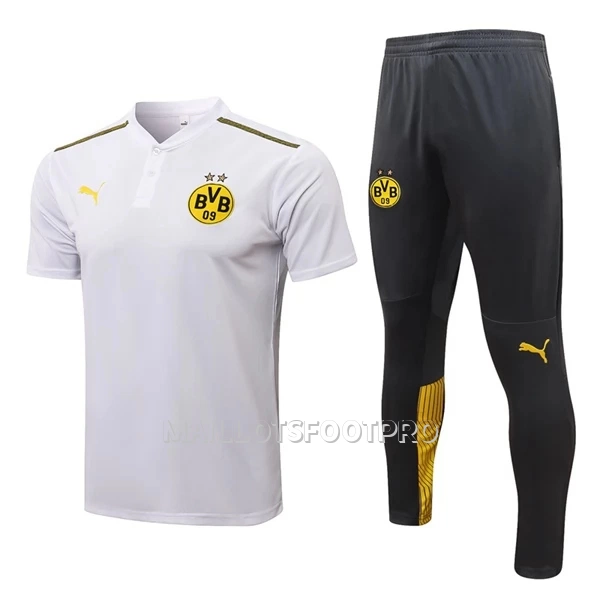 BVB Borussia Dortmund Polo d'Entraînement Homme 22-23 Blanche