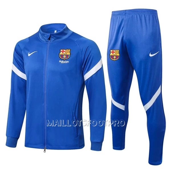 FC Barcelone Ensemble Vestes d'Entraînement Homme 22-23 Bleu Blanc