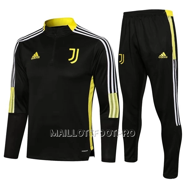 Juventus Ensemble Sweat d'Entraînement Enfant Quart-Zip 22-23 Noire