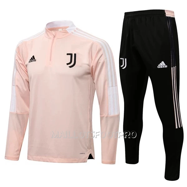 Juventus Ensemble Sweat d'Entraînement Enfant Quart-Zip 22-23 Rose