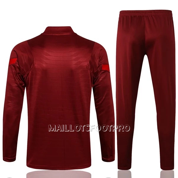 Liverpool Ensemble Sweat d'Entraînement Enfant Quart-Zip 22-23 Rouge