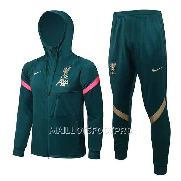 Liverpool Veste à Capuche Homme 22-23 Verte