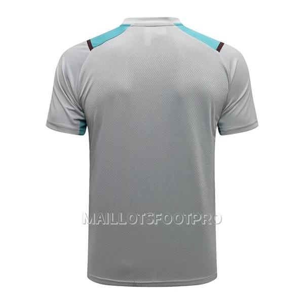 Manchester City Maillot d'Entraînement Homme 22-23 Gris Clair