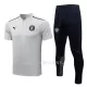 Manchester City Polo d'Entraînement Homme 22-23 Gris Clair