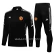 Manchester United Champions League Ensemble Sweat d'Entraînement Enfant Quart-Zip 22-23 Noir Blanc