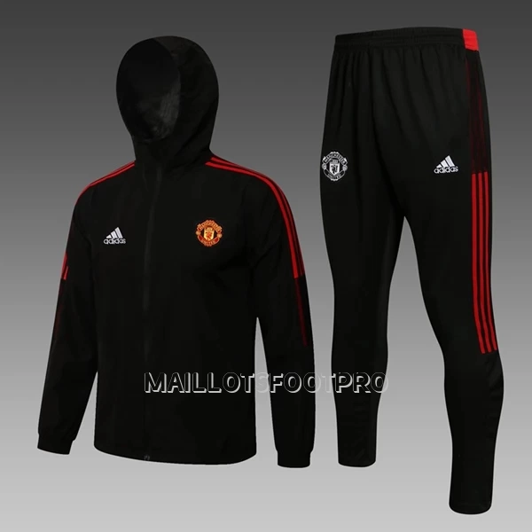 Manchester United Ensemble d'Entraînement Windrunner Homme 22-23 Noire