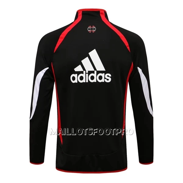 Manchester United Ensemble Vestes d'Entraînement Homme 22-23 Noir Blanc