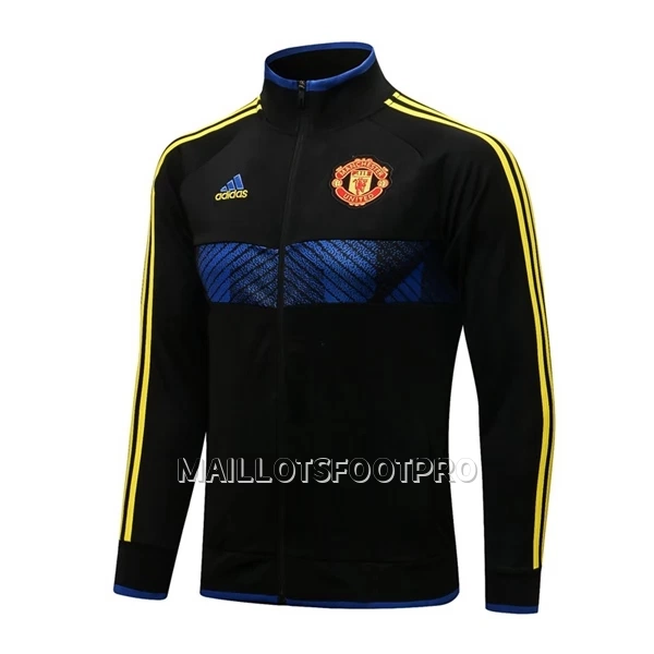 Manchester United Ensemble Vestes d'Entraînement Homme 22-23 Noire