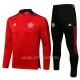 Manchester United Ensemble Vestes d'Entraînement Homme 22-23 Rouge Noir