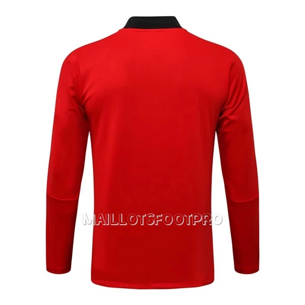 Manchester United Ensemble Vestes d'Entraînement Homme 22-23 Rouge Noir