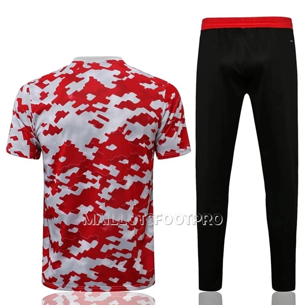 Manchester United Maillot d'Entraînement Homme 22-23 Rouge Blanc