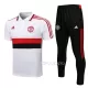 Manchester United Polo d'Entraînement Homme 22-23 Blanc Noir Rouge