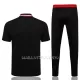 Manchester United Polo d'Entraînement Homme 22-23 Noir Rouge Blanc