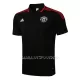 Manchester United Polo d'Entraînement Homme 22-23 Noir Rouge Noir