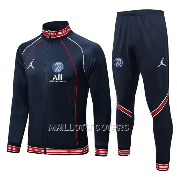 Paris Saint-Germain Ensemble Vestes d'Entraînement Homme 22-23 Bleu Rouge