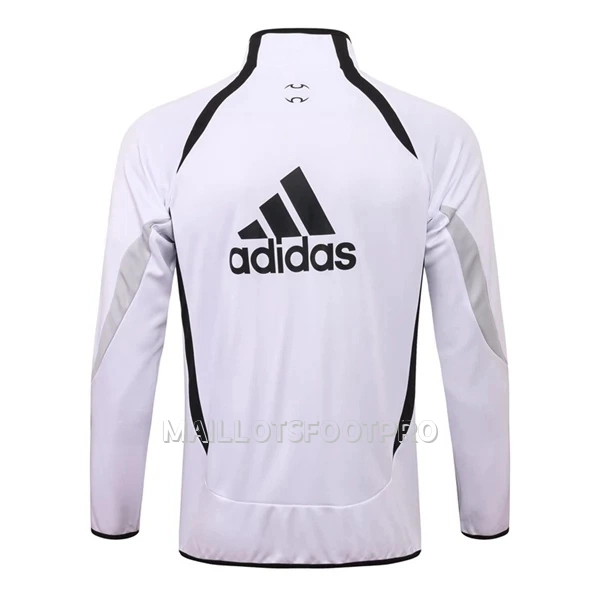 Real Madrid Ensemble Vestes d'Entraînement Homme 22-23 Blanche Noire