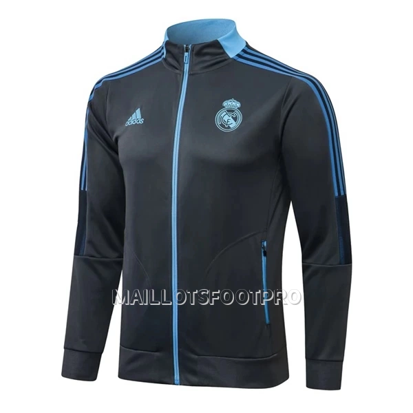 Real Madrid Ensemble Vestes d'Entraînement Homme 22-23 Bleu Gris Foncé