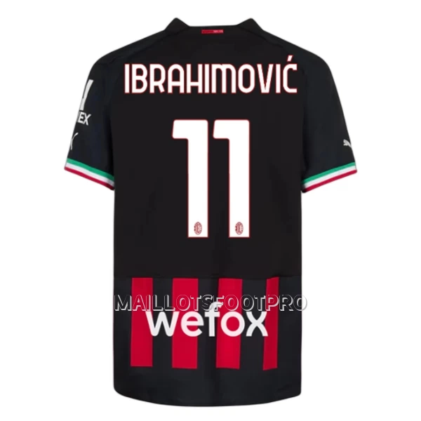 Maillot AC Milan Ibrahimovic 11 Homme Domicile 2022-23