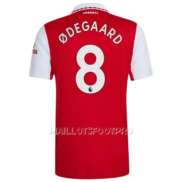 Maillot Arsenal Odegaard 8 Homme Domicile 2022-23