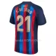 Maillot FC Barcelone Frenkie de Jong 21 Homme Domicile 2022-23