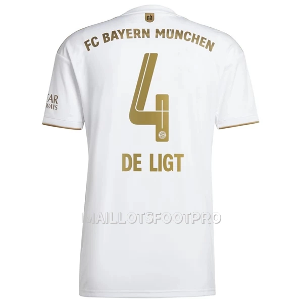 Maillot FC Bayern Munich De Ligt 4 Homme Extérieur 2022-23