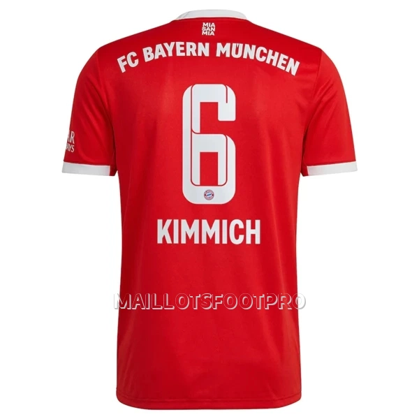 Maillot FC Bayern Munich Kimmich 6 Homme Domicile 2022-23