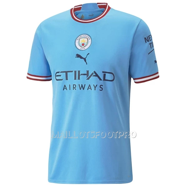 Maillot Manchester City Champions 22 Homme Domicile 2022-23