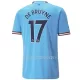 Maillot Manchester City De Bruyne 17 Homme Domicile 2022-23