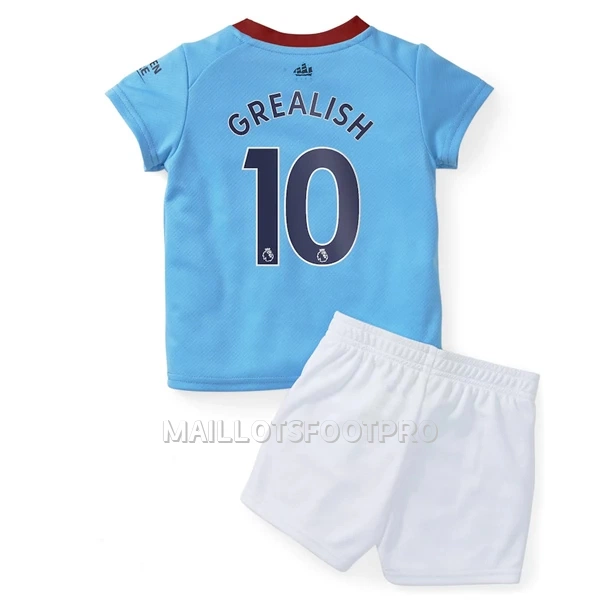 Maillot Manchester City Grealish 10 Enfant Domicile 2022-23