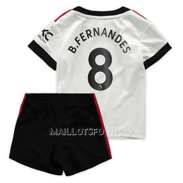 Maillot Manchester United Bruno Fernandes 8 Enfant Extérieur 2022-23