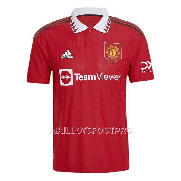 Maillot Manchester United Bruno Fernandes 8 Homme Domicile 2022-23