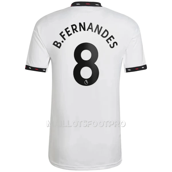 Maillot Manchester United Bruno Fernandes 8 Homme Extérieur 2022-23