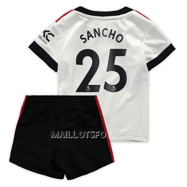 Maillot Manchester United Sancho 25 Enfant Extérieur 2022-23