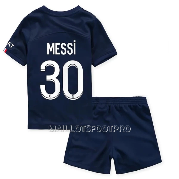 Maillot Paris Saint-Germain Messi 30 Enfant Domicile 2022-23