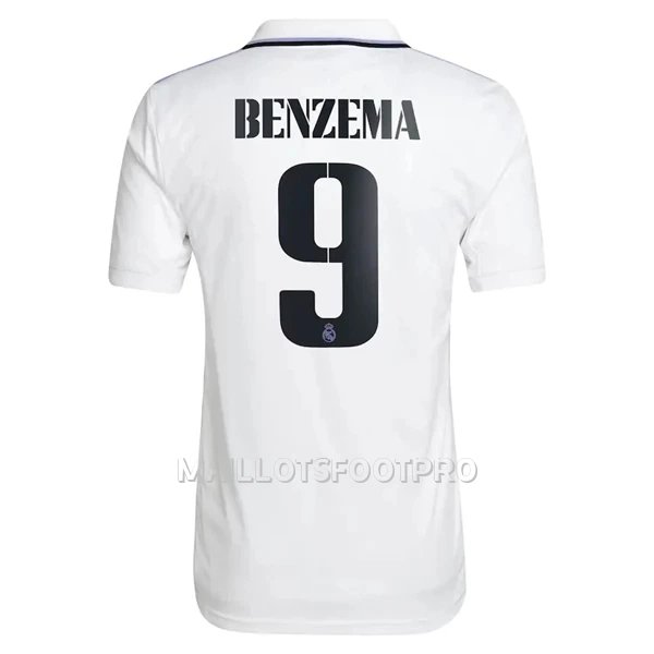 Maillot Real Madrid Benzema 9 Homme Domicile 2022-23