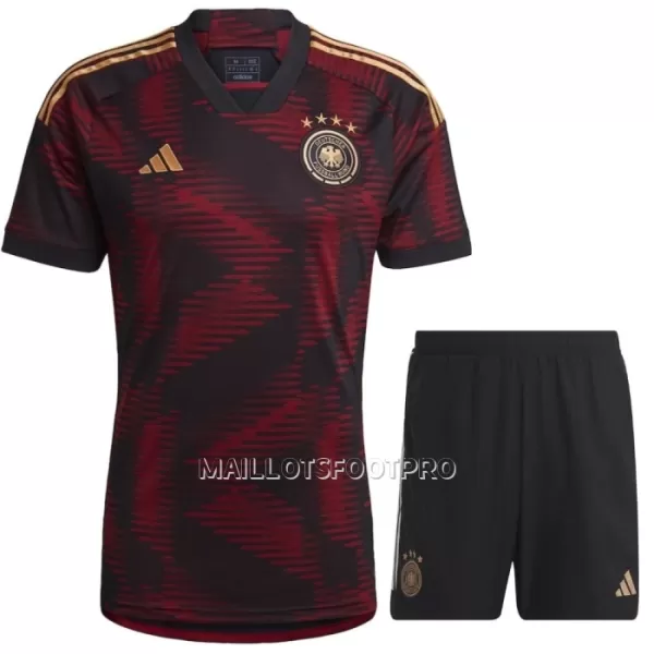 Maillot Allemagne Enfant Extérieur Coupe du Monde 2022