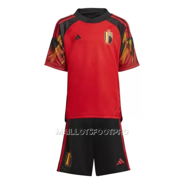 Maillot Belgique Enfant Domicile Coupe du Monde 2022