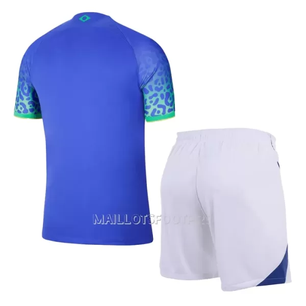 Maillot Brésil Enfant Extérieur Coupe du Monde 2022