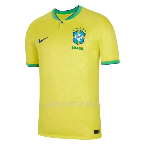 Maillot Brésil Homme Domicile Coupe du Monde 2022