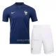 Maillot France Enfant Domicile Coupe du Monde 2022