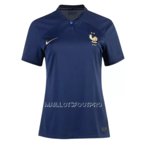 Maillot France Femme Domicile Coupe du Monde 2022