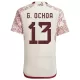 Maillot Mexique G.OCHOA 13 Homme Extérieur Coupe du Monde 2022