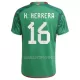 Maillot Mexique H.HERRERA 16 Homme Domicile Coupe du Monde 2022