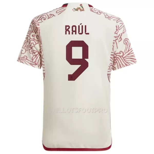 Maillot Mexique Raul 9 Homme Extérieur Coupe du Monde 2022