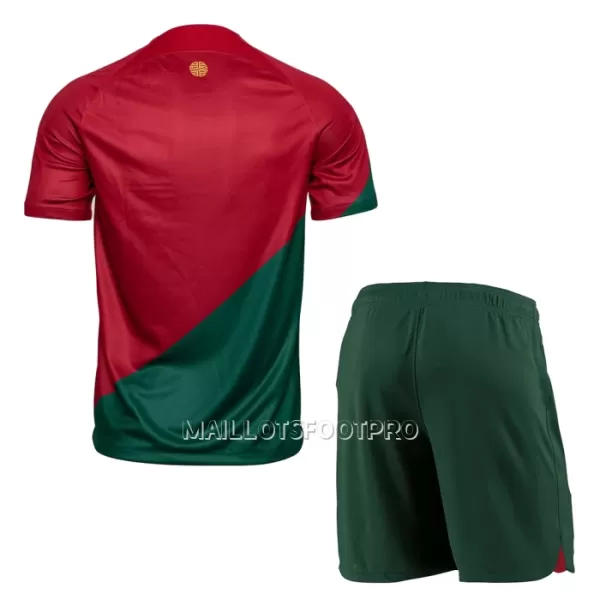 Maillot Portugal Enfant Domicile Coupe du Monde 2022